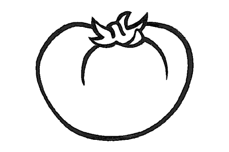 Редис раскраска для детей