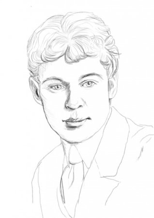 Есенин портрет