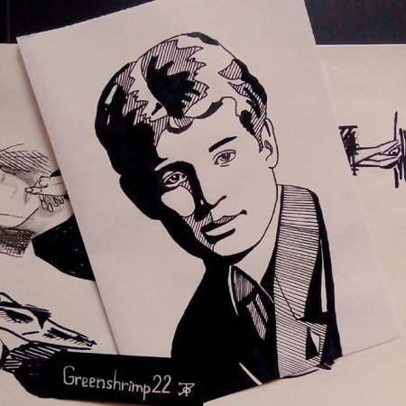 Есенин портрет Графика