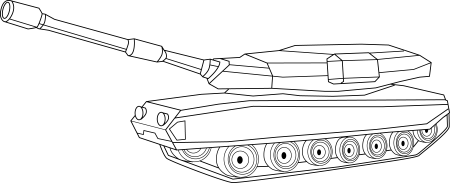 Танк т-34 раскраска для детей