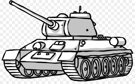 Танки. Раскраска для малышей