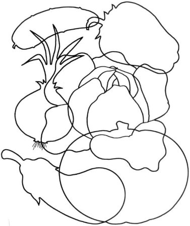 Фрукты для раскрашивания