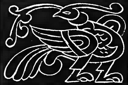 Орнамент контурная резьба