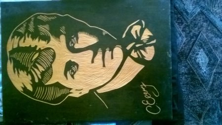 Чернолаковая гравюра на фанере