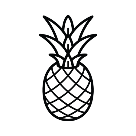 Ананас контур