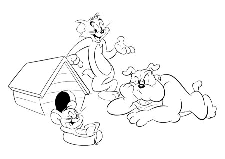 Том и Джерри для рисования