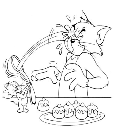 Том и Джерри. Раскраска