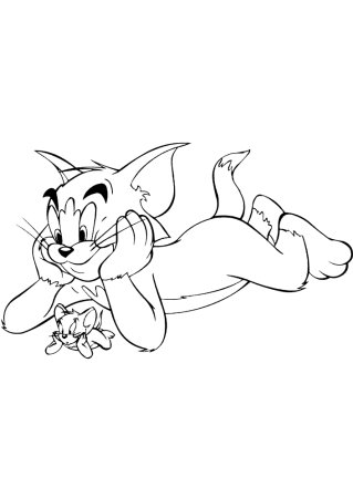 Том и Джерри. Раскраска