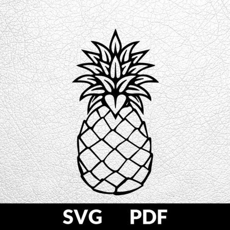 Ананас рисунок контур