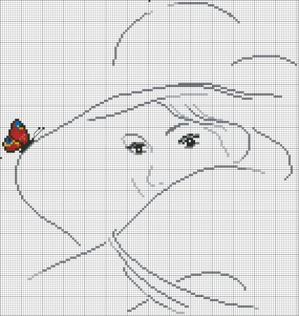 Контурная вышивка