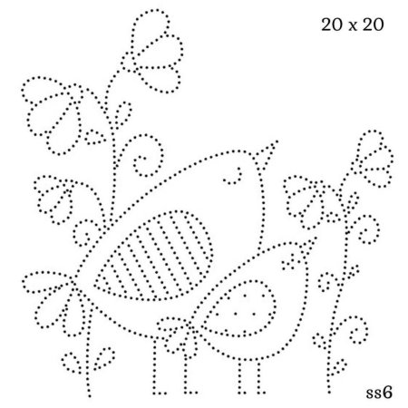 Трафареты для вышивки на ткани простые