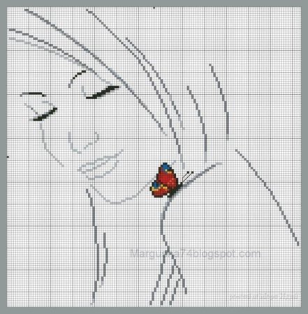 Моновышивка крестом схемы простые