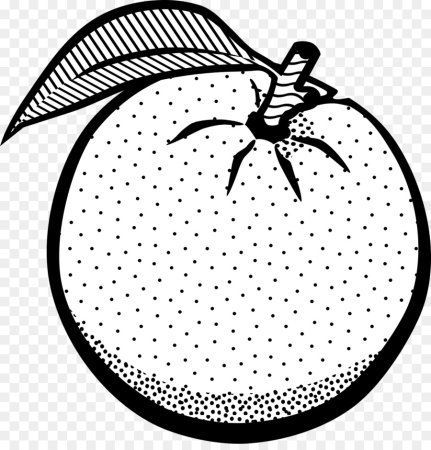 Апельсин раскраска