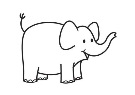 Слон картинка для детей