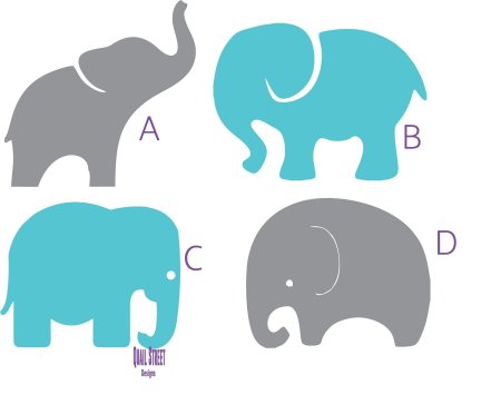 Слоник контур