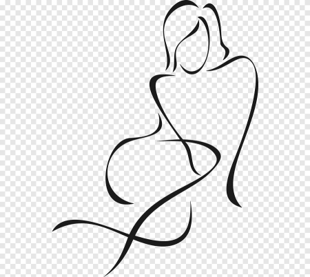 Силуэт женского тела