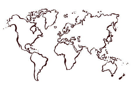 Карта мира шаблон для рисования