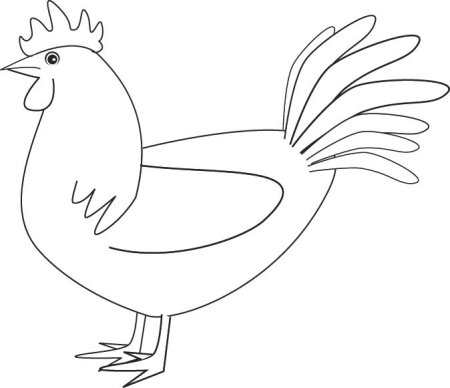 Петушок шаблоны для рисования