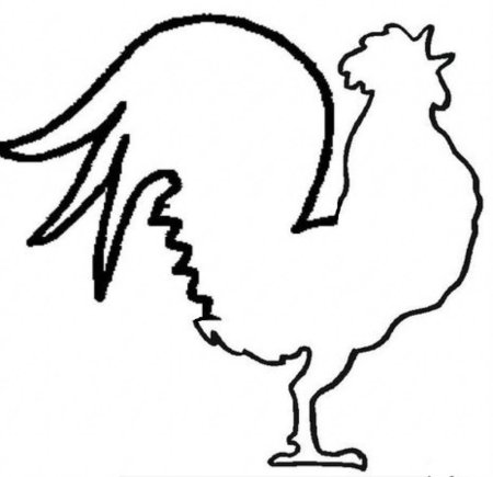 Контурный петух