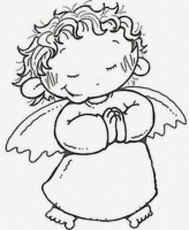 Ангелочки для распечатывания