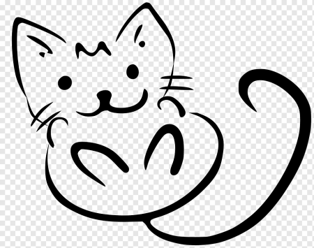 Котенок векторный рисунок