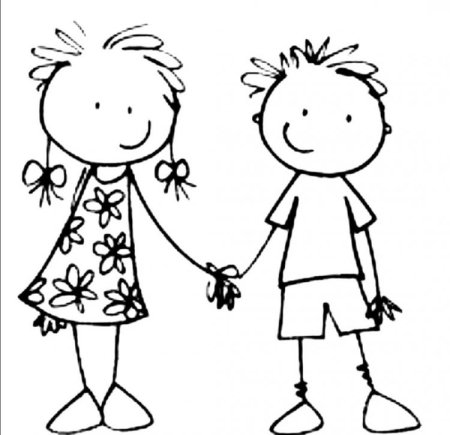 Человечки карандашом для детей