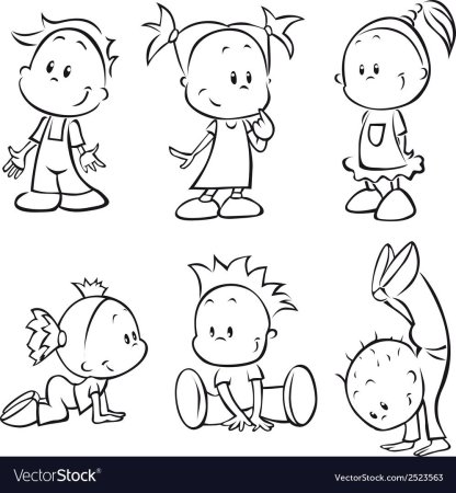 Смешные человечки раскраска для детей