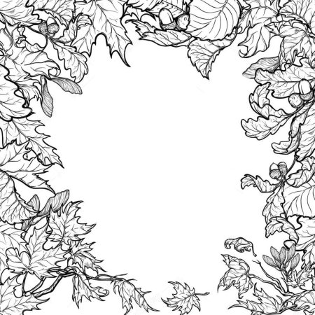 Красивые осенние узоры для срисовки