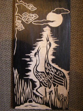 Контурная резьба по дереву