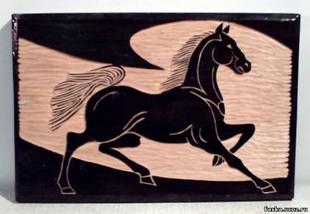 Контурная резьба по древесине