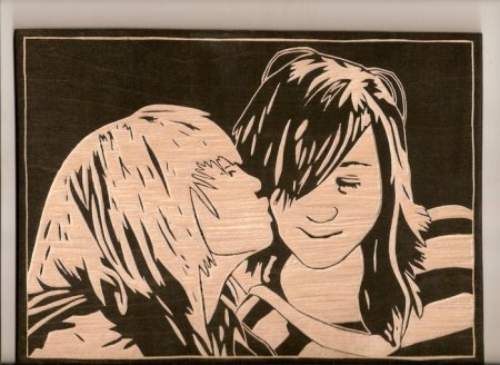 Контурная резьба по фанере