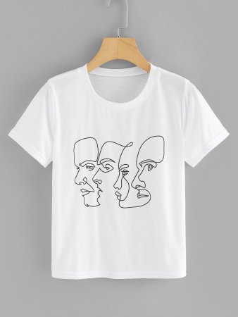 Вышивка контуром на одежде