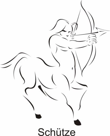 Стрелец рисунок