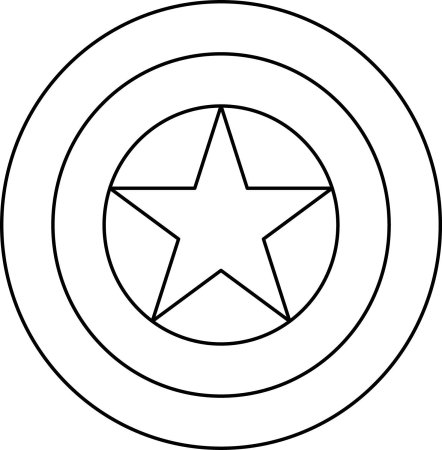 Раскраска знаки супергероев