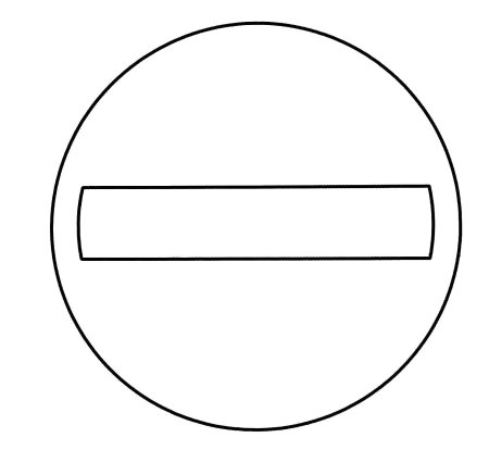 Раскраски дорожных знаков