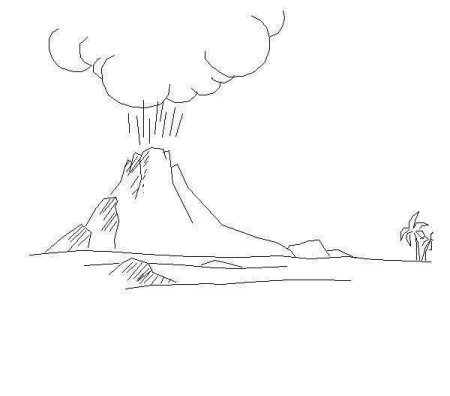 Вулкан для дошкольников