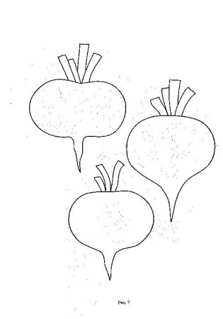 Раскраски к сказке Репка для детей 3 лет