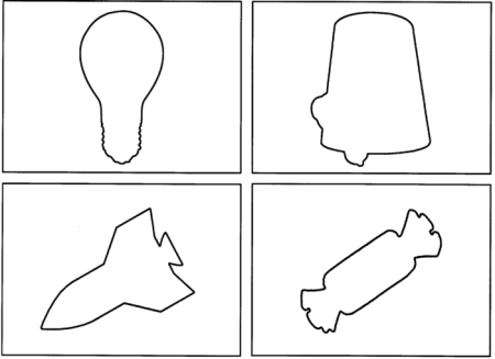 Контурные изображения предметов