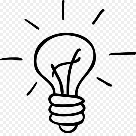 Лампочка контур