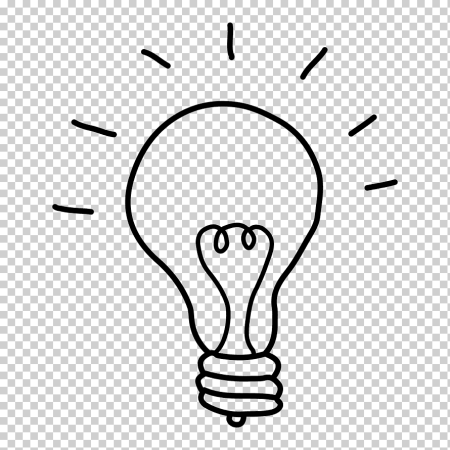 Лампочка контур