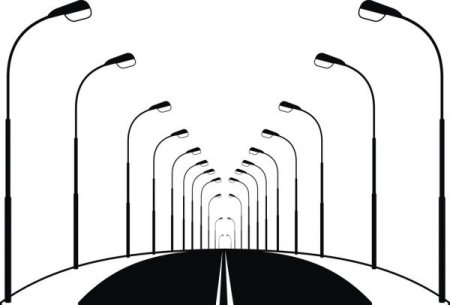 Уличные фонари для трассы