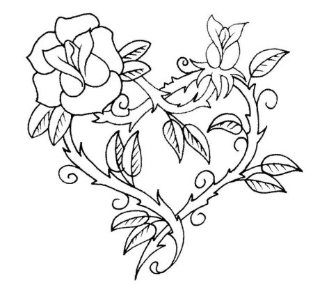 Роза для выжигания