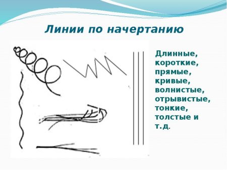 Характер линий