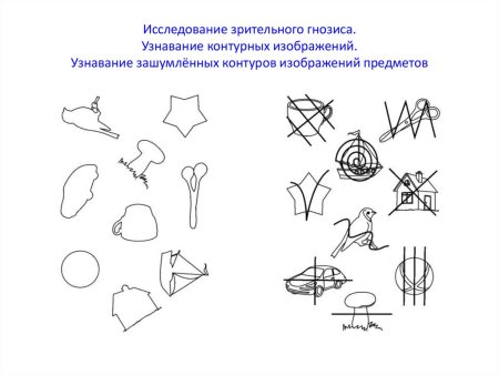 Нейропсихологические методы исследования восприятия