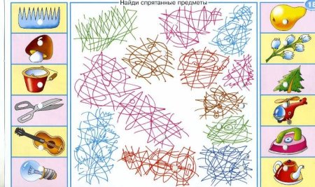 Задания на восприятие для дошкольников