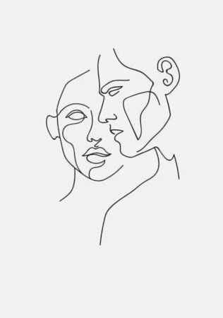 Портрет одной линией