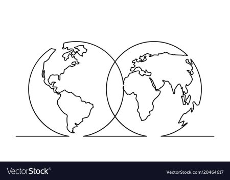 Земля одной линией