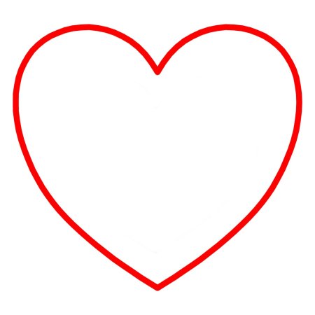 Нарисовать сердечко