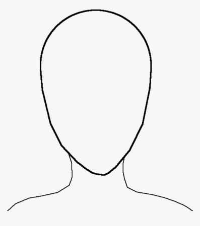 Овал лица для рисования