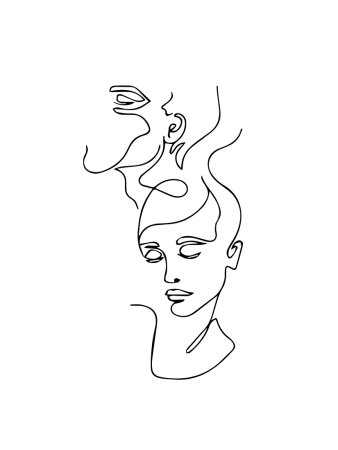 Портрет одной линией